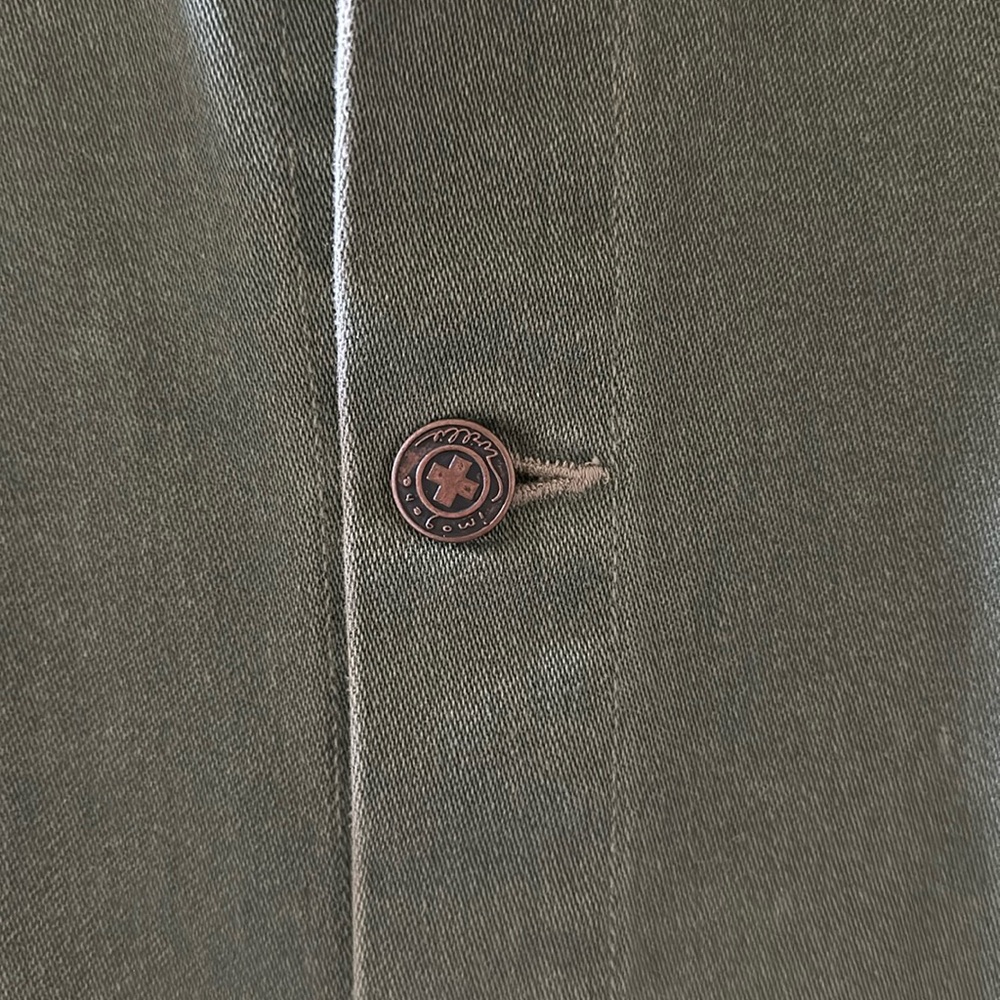 Imogene + Willie Agnes Olive Green Cotton Work Jacket - Picture 3 of 5